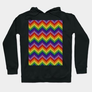 Multi Color Knitting Pattern Hoodie